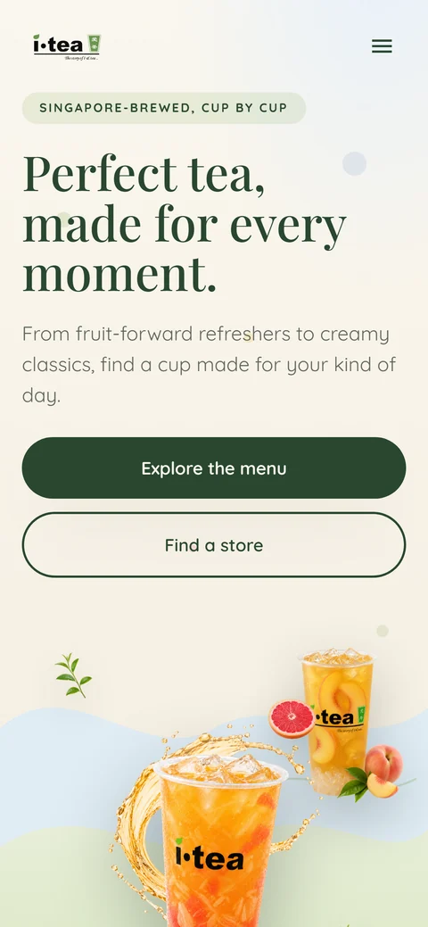 Mobile view of iTEA Singapore