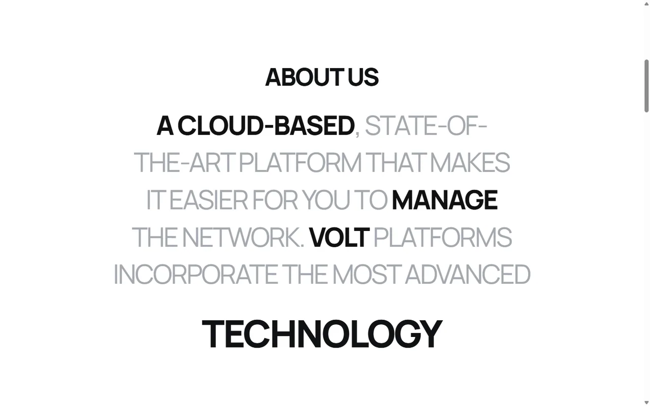 Volt about-the-technology split panel